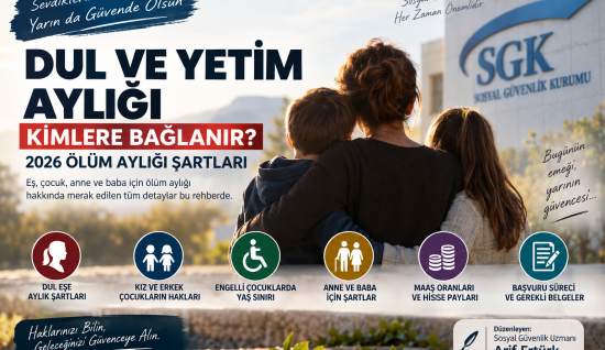 Dul ve Yetim Aylığı Kimlere Bağlanır? 2026 Ölüm Aylığı Şartları