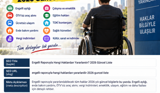 Engelli Raporuyla Hangi Haklardan Yararlanılır? 2026 Güncel Liste
