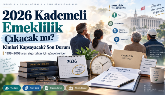 2026 Kademeli Emeklilik Çıkacak mı? Kimleri Kapsayacak? Son Durum