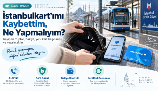 İstanbulkart’ımı Kaybettim, Ne Yapmalıyım? 2026 Kayıp Kart İşlemleri